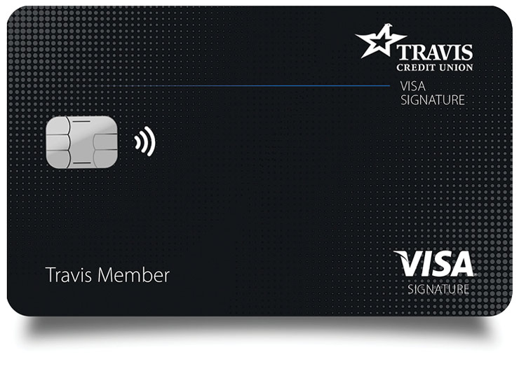Travis Credit Union Signature Visa credit card from Travis Credit Union