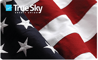Platinum Visa credit card from True Sky Federal Credit Union
