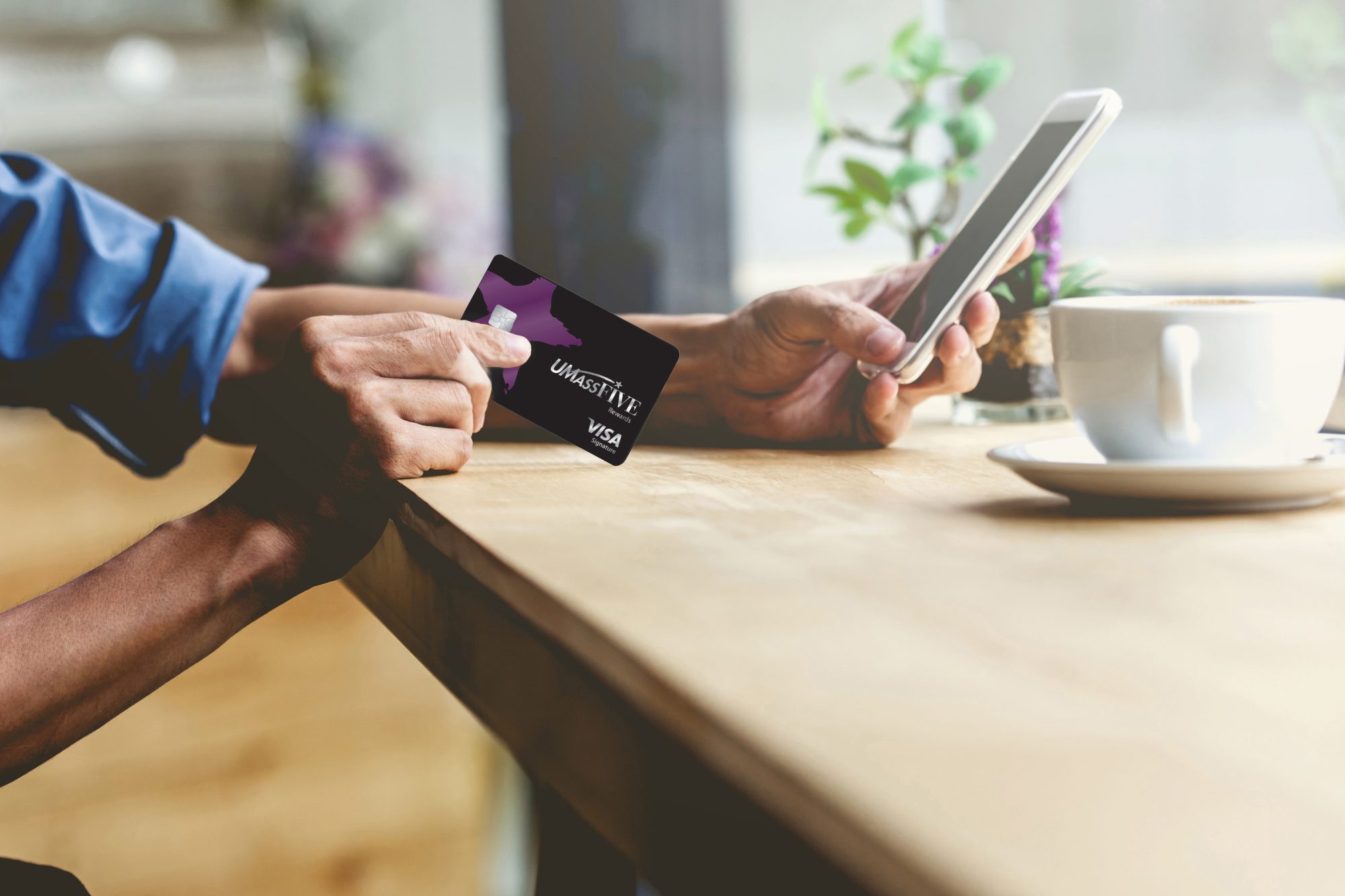 Rewards Visa Signature Card Rate credit card from Umassfive College Federal Credit Union