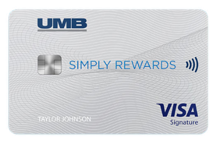 Simply Rewards credit card from UMB Bank