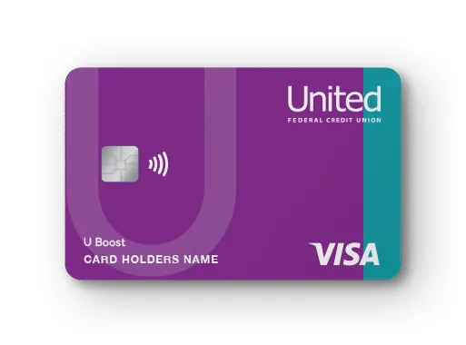 U Boost Visa credit card from United Federal Credit Union