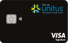 Consumer Cash Back Visa credit card from Unitus Community Credit Union