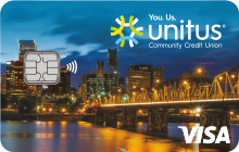 Consumer Classic Visa credit card from Unitus Community Credit Union