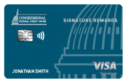 CFCU_Signature Rewards Credit Card_marketing_use credit card from Wright Patman Congressional Federal Credit Union